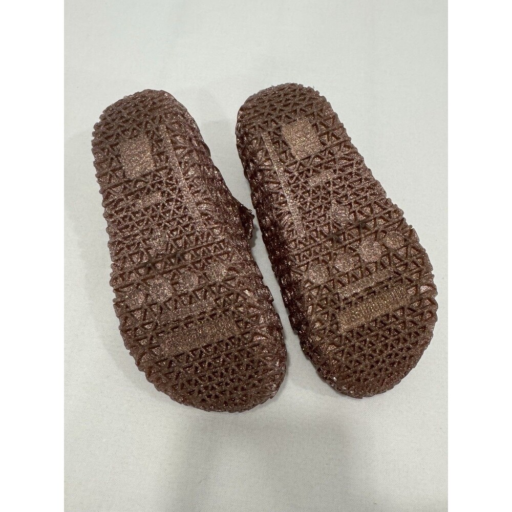 Mini Melissa Campana Rose Glitter Ballerina Flats Toddler Girls Kids Size 10 - Picture 4 of 4